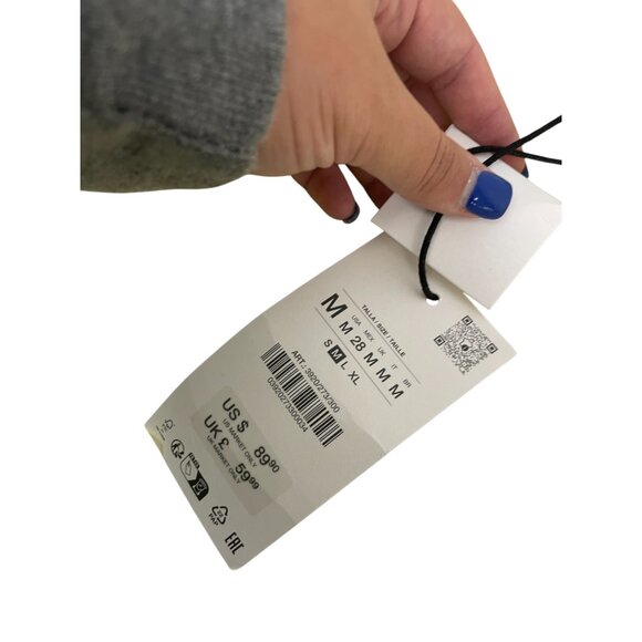 Zara Womens Blazer Jacket M Medium Yellow Textured Ruffled Cropped 3920/273 NWT - Picture 7 of 16